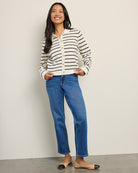 Ivory Black $|& Thread & Supply Clyde Sweater Jacket - UGC On Fig