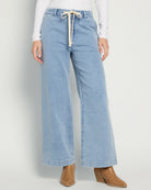 Denim $|& Thread & Supply Rylee Knit Denim Pants - SOF Front