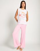 White $|& Project Social T Wine A Bit Graphic Tank - UGC On Fig