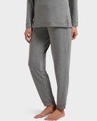Medium Grey Heather $|& HUE Heather Basic Lounge Pant - VOF Detail