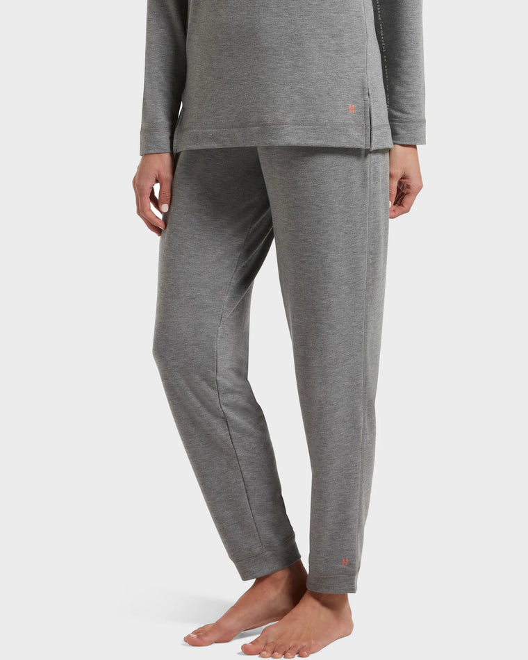 Medium Grey Heather $|& HUE Heather Basic Lounge Pant - VOF Detail