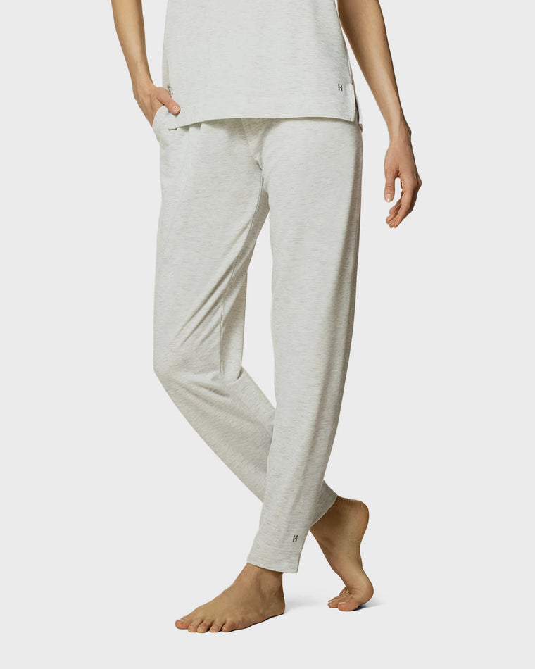 Whitesand Heather $|& HUE Heather Basic Lounge Pant - VOF Detail
