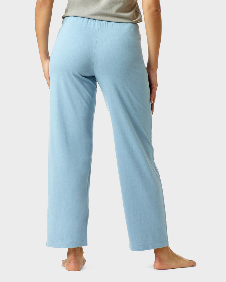 Faded Denim $|& HUE Solid Classic Lounge Pant - Hanger Side