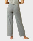Medium Grey Heather $|& HUE Solid Classic Lounge Pant - Hanger Side