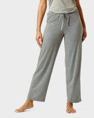 Medium Grey Heather $|& HUE Solid Classic Lounge Pant - VOF Detail