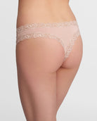 Chantilly/Seashell $|& Fleur't The Iconic Thong - Hanger Side