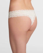 Chantilly/Seashell $|& Fleur't The Iconic Thong - Hanger Side
