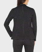 Black/White Windowpane Check $|& Liverpool Fitted Blazer - Hanger Side