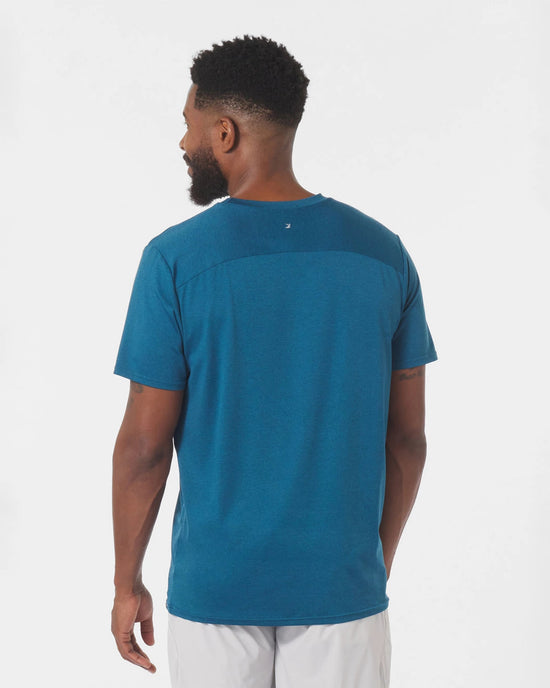 Moroccan Blue $|& Glyder Salton Tee - Hanger Side