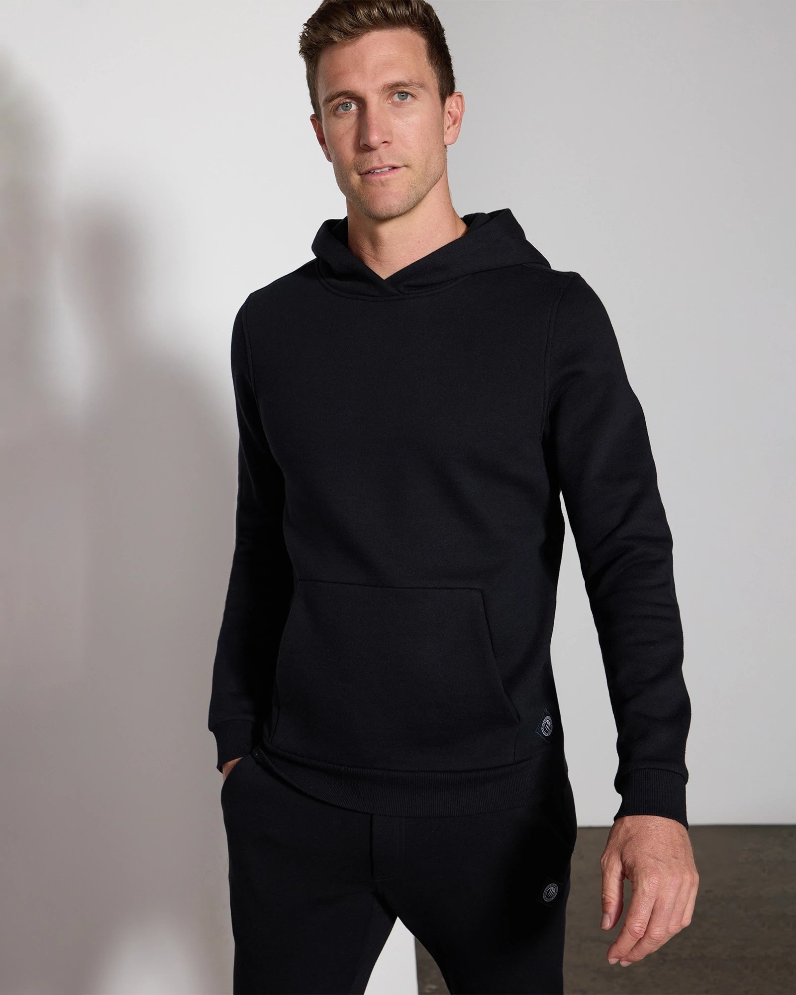 Black $|& MPG Sport The Comfort Men'S Hoodie - VOF Detail