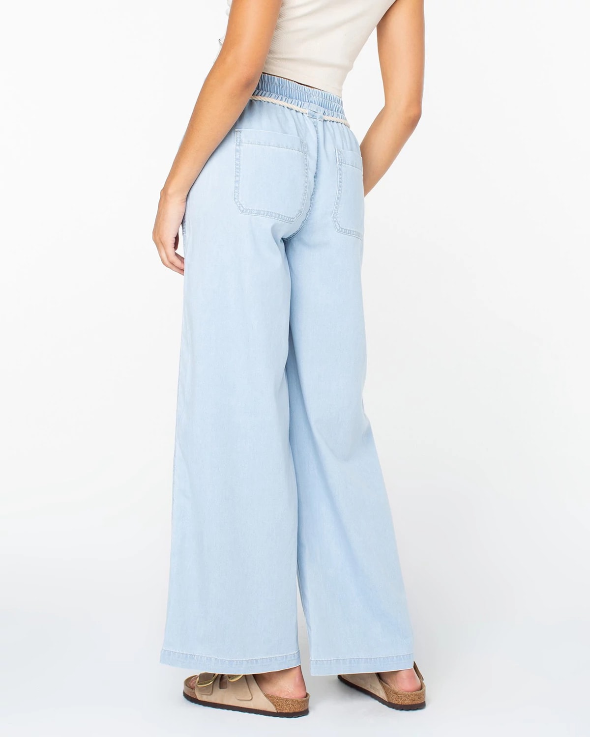 Beached Wash Denim Wash $|& Roxy Paddle On Pant - Hanger Side
