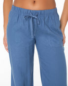 Blue Horizon $|& Roxy Lagoon Linen-Blend Pant - Hanger Back