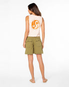 Avocado $|& Roxy Hawaii Harbor Gauze Short - Hanger Side