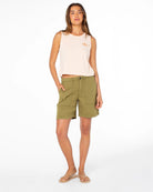 Avocado $|& Roxy Hawaii Harbor Gauze Short - VOF Detail