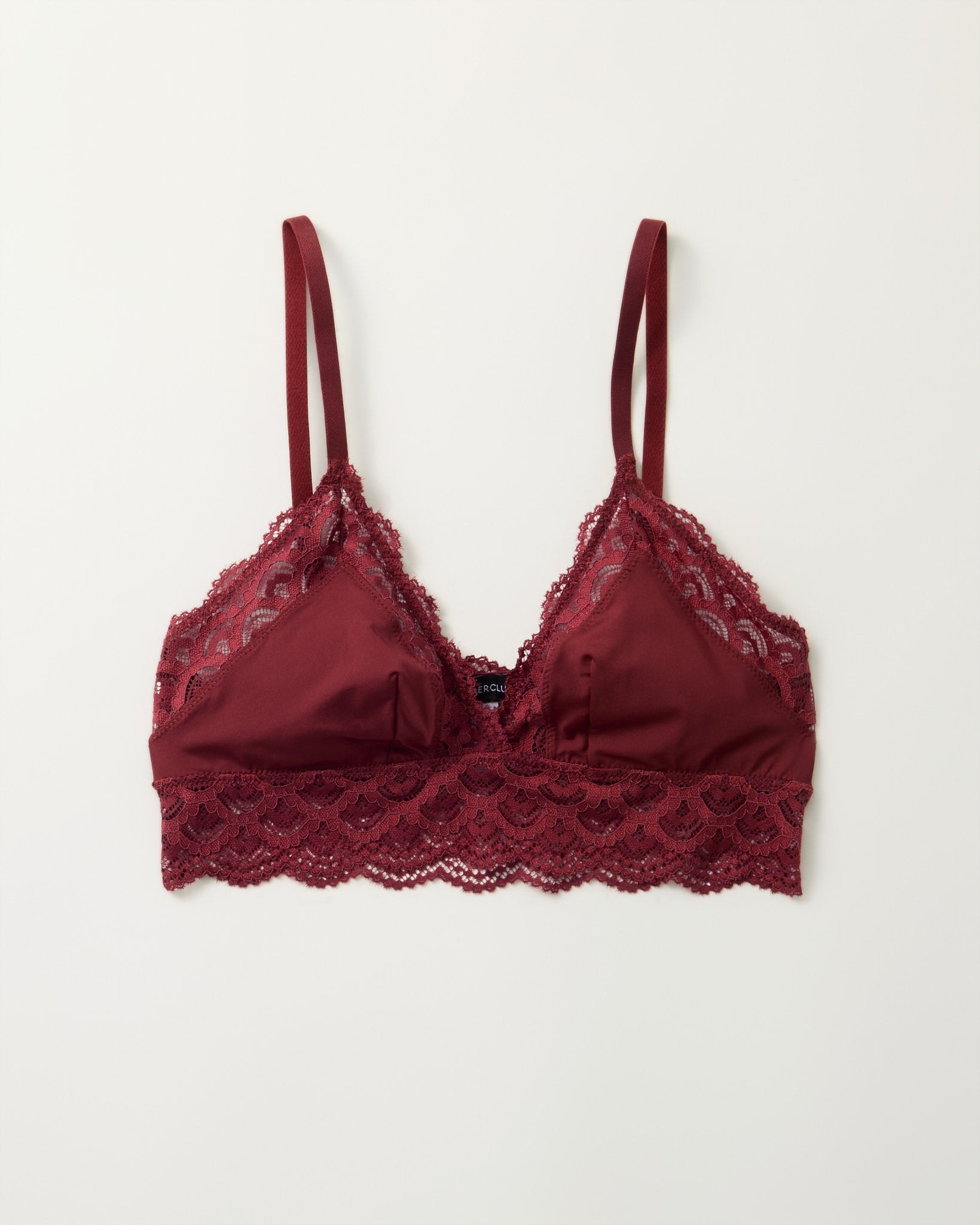 Fired Brick $|& Underclub Bralette - Hanger Detail