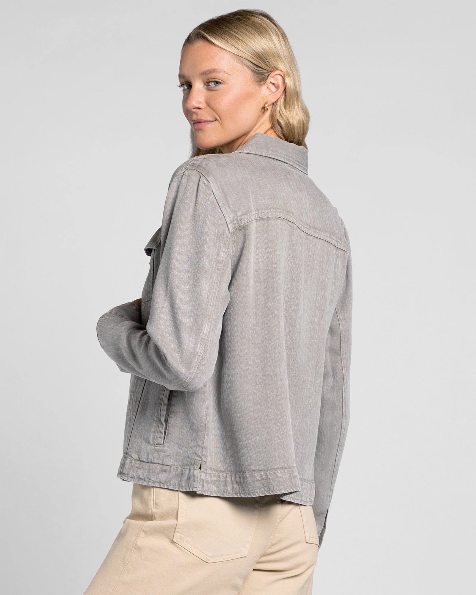 Forest Fog $|& Thread & Supply Jackie Jacket - Hanger Side