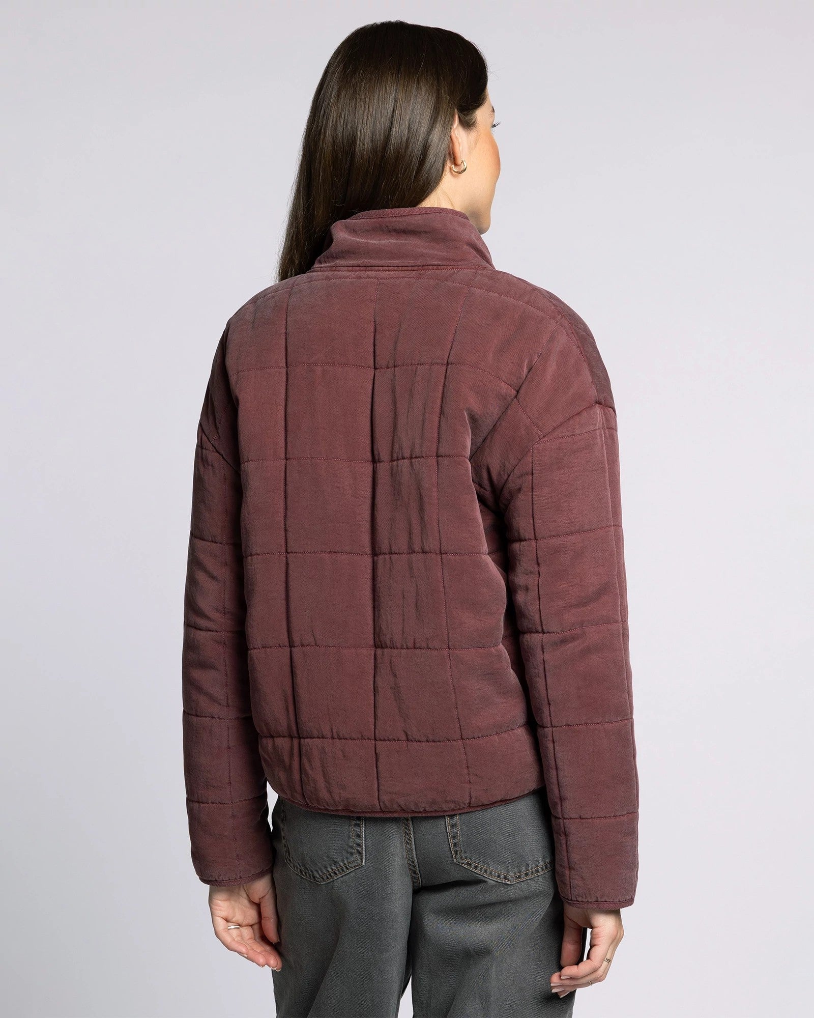 Crushed Berry $|& Thread & Supply Brina Jacket - Hanger Side