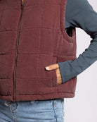 Crushed Berry $|& Thread & Supply Brina Vest - Hanger Back