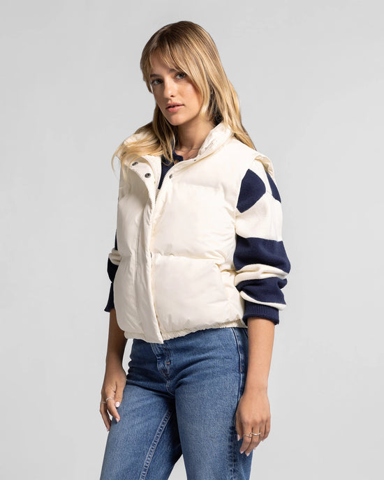 Cappuccino Foam $|& Thread & Supply Aspen Vest - Hanger Front