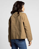 Toasted Coconut $|& Thread & Supply Zola Barn Jacket - Hanger Side