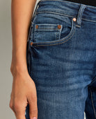Rip Tide $|& Herizon Crest Cuffed Girlfriend Jeans - SOF Full Front