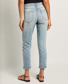 Lakeside $|& Herizon Crest Cuffed Girlfriend Jeans - SOF Back