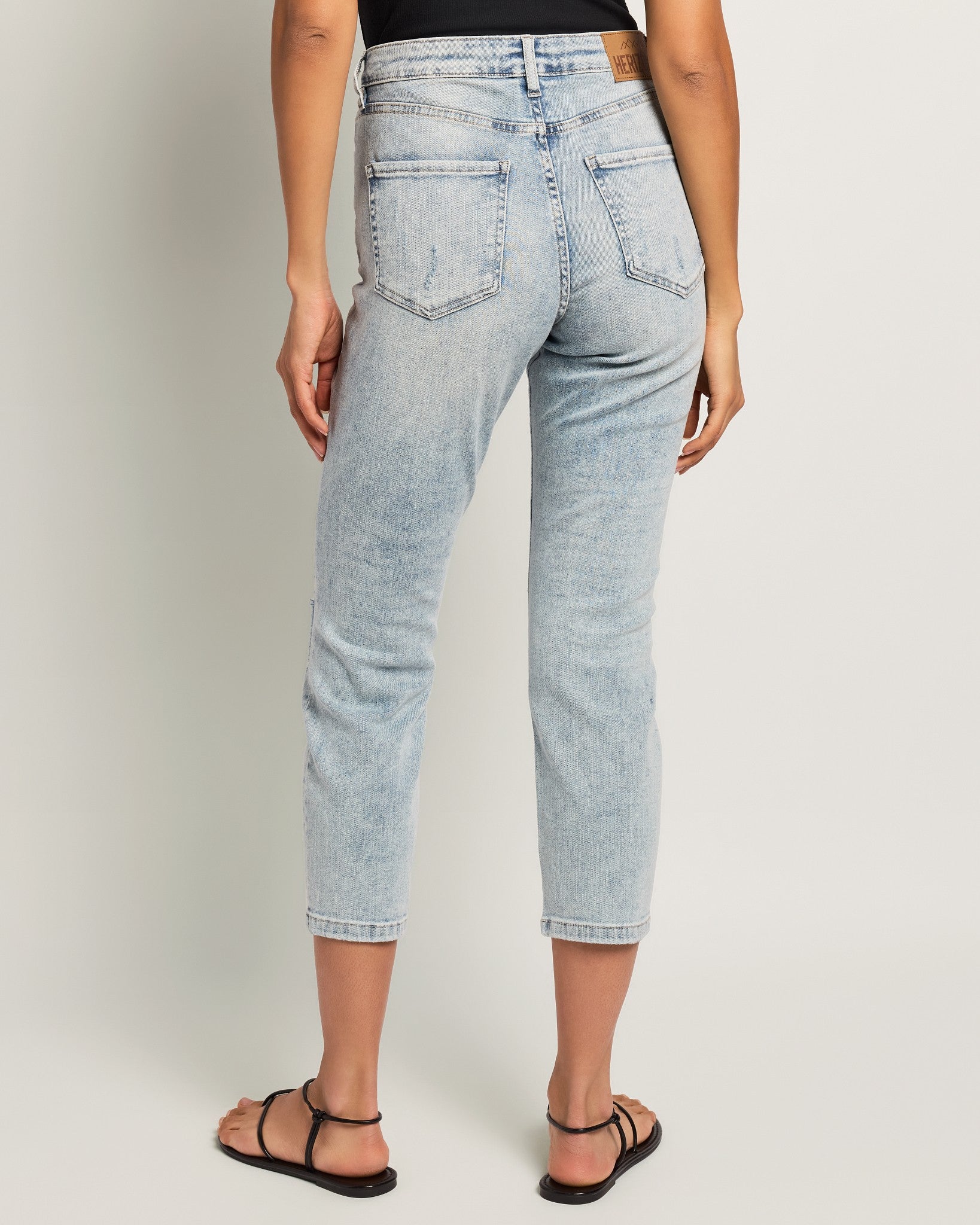 Light Wash $|& Herizon Rena High Rise Mom Jean - SOF Back