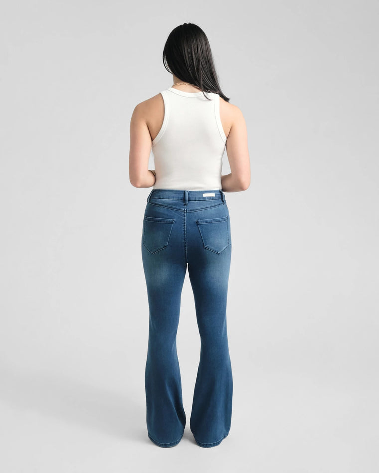 Donna $|& 1822 Denim Better Butter High Rise Slim Flare Leg Jean - Hanger Side
