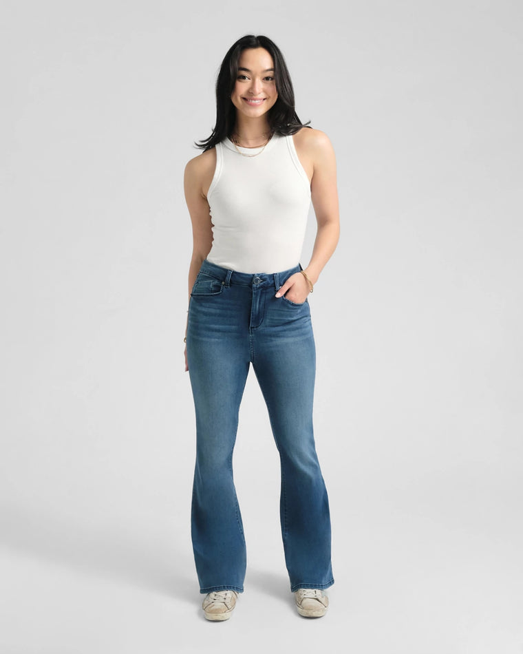 Donna $|& 1822 Denim Better Butter High Rise Slim Flare Leg Jean - VOF Detail