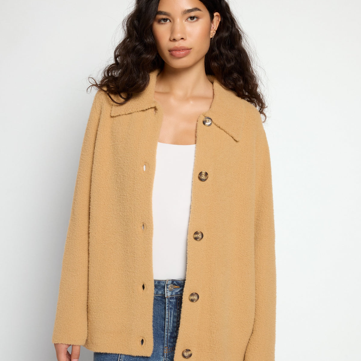 Essential Cozy Shacket - Soft Knit, Relaxed Fit Warmth – Wantable