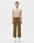 Camel $|& Bayeas Mid Rise Straight Leg Jeans - VOF Detail