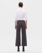 Gray $|& Bayeas Mid Rise Straight Leg Jeans - Hanger Side