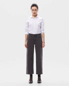 Gray $|& Bayeas Mid Rise Straight Leg Jeans - VOF Detail