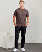 Mocha Heather $|& Tasc Carrollton Tee - VOF Detail