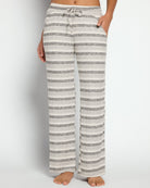 Grey Tonal Stripe $|& Astrologie Wide Leg Draw String Pant - SOF Front