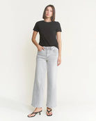 Gray Dolphin $|& Mica Denim High Rise Wide Leg Jeans - VOF Detail