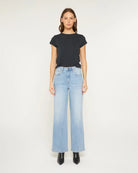 Venice Blue $|& Mica Denim High Rise Wide Leg Jeans - VOF Detail