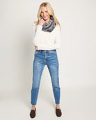 Gunmetal/Magnet $|& Echo Frosty Faux Fur Loop - UGC On Fig