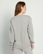 Heather Grey $|& Project Social T Team Naughty/Team Nice Reversible Sweatshirt - SOF Back