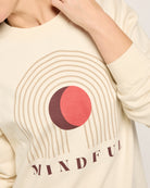 Cream $|& Interval Ivy Sweatshirt Mindful Graphic - SOF Full Front