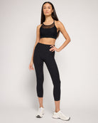 Night Sky Heather $|& Interval FlowHeather Sculpt Half Time Legging - UGC On Fig