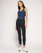 Night Sky Heather $|& Interval FlowHeather Sculpt Pocket Legging - UGC On Fig