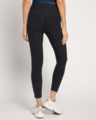 Night Sky Heather $|& Interval FlowHeather Sculpt Pocket Legging - SOF Back