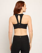 Night Sky Heather $|& Interval FlowHeather Sculpt Ivy Bra - SOF Back