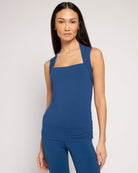 Deep Teal $|& Interval CloudLight Zen Tank - SOF Front