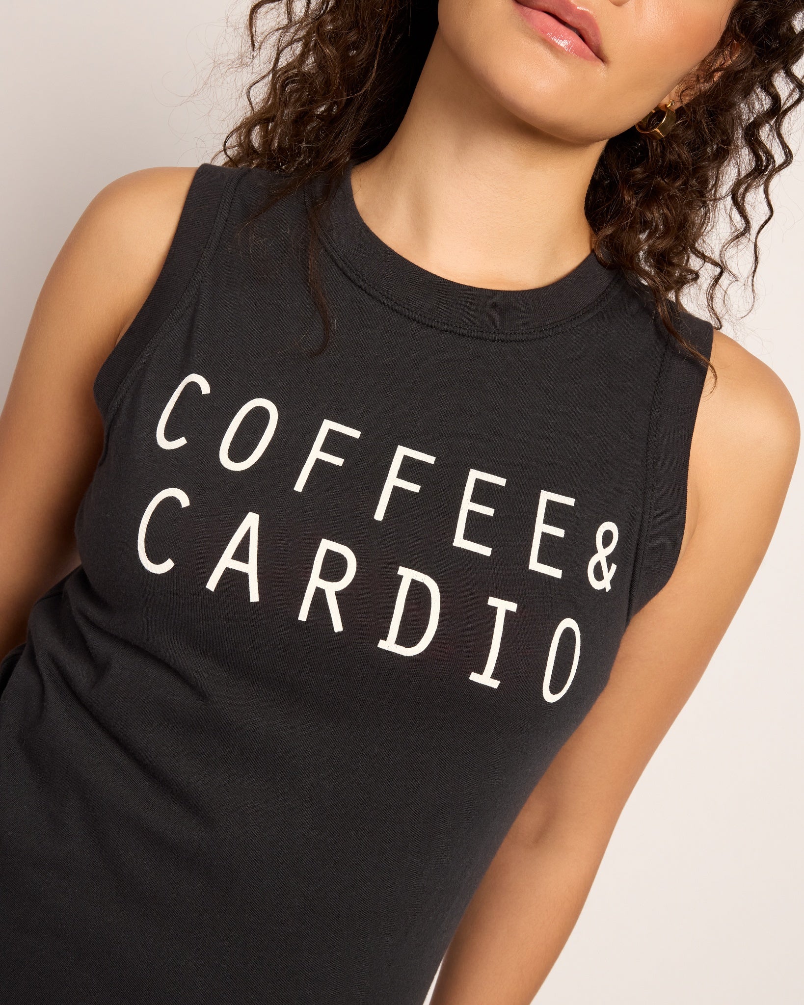 Faded Black $|& Interval Terrain Muscle Tank - SOF Full Front