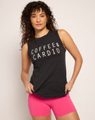 Faded Black $|& Interval Terrain Muscle Tank - SOF Front