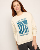 Cream $|& Interval Ivy Sweatshirt: Your Future Looks Bright - SOF Front
