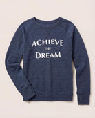 Ink Navy $|& Interval Acheive the Dream Graphic Pullover - Hanger Detail