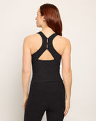Night Sky Heather $|& Interval FlowHeather Sculpt Engage Tank - SOF Back
